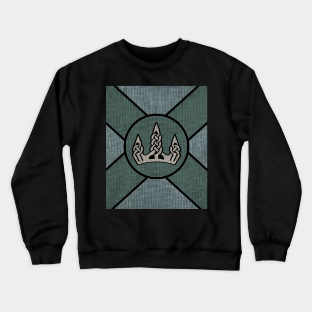 TES Tapestry 19 - Flag of Winterhold Crewneck Sweatshirt by Cleobule